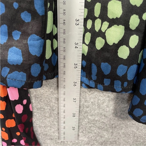 NEVER FULLY DRESSED Dress Size UK 10 Womens Contrast Leopard Wrap Mini Short - Picture 6 of 11